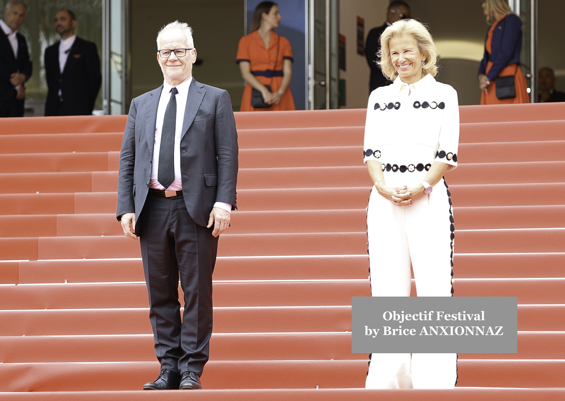 Thierry Fremaux And Iris Knobloch / 77th Cannes International Film Festival / Objectif Festival by Brice ANXIONNAZ